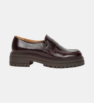 Mocassins Maxime Cuir - Bobbies - Marron foncé