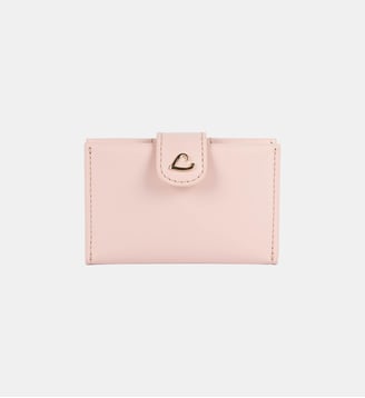 Porte-cartes Paris Philos en cuir - Lancaster - Nude clair