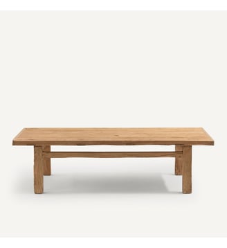 Table basse en orme massif recyclé Sumiko - AM.PM - Naturel