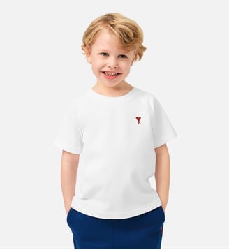 T-shirt Ami De Coeur En Coton - AMI Paris - Blanc