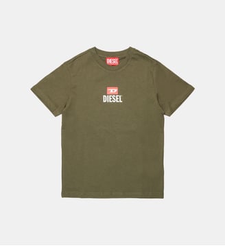 T-shirt avec logo - Diesel Kids - Kaki