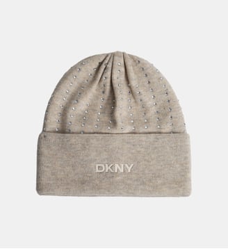 Bonnet en tricot - DKNY - Beige chiné
