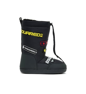 Bottes de neige hautes avec logo - Dsquared2 - Noir