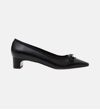 Cedar - Ballerines En Cuir Nappa Noir - Parallèle - Noir
