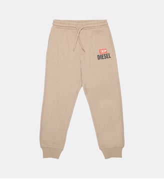 Pantalon en molleton avec logo - Diesel Kids - Sable