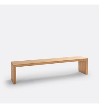 Banc en chêne massif, longueur 200 cm - La Redoute Interieurs - Chêne