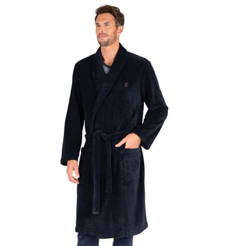 Peignoir polaire   HERITAGE - Eminence - Bleu nuit