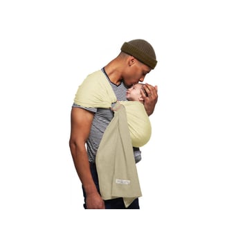 Petite Écharpe Sans Nœud - Vanille/Eucalyptus - Love Radius - Beige