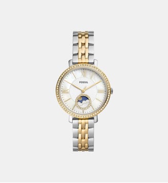 Montre Jacqueline Blanc ES5166 - Fossil - Doré