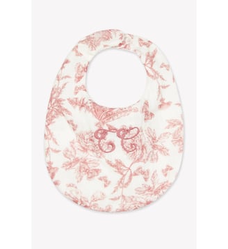 Bavoir - Imprimé inspiration Toile de Jouy  T1 - Tartine Et Chocolat - Rose