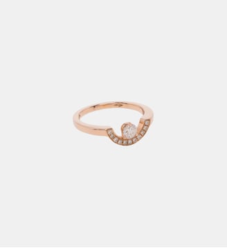 Bague Intrépide petit arc 0.25 carat pavée Loyal.e Paris