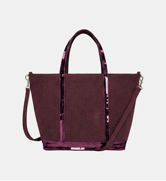 Cabas S Zippé En Lin - Vanessa Bruno - Aubergine