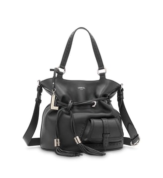 Sac seau Premier Flirt en cuir - Lancel - Noir foncé