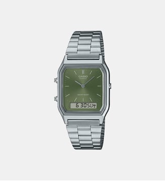 Montre Vintage Vert AQ-230A-3AMQYES - Casio - Argenté