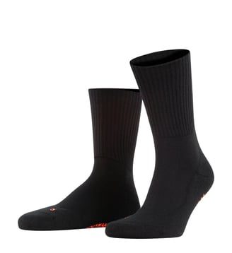 Chaussettes Pour Bottes Walkie Light Laine Vierge - Falke - Noir basic