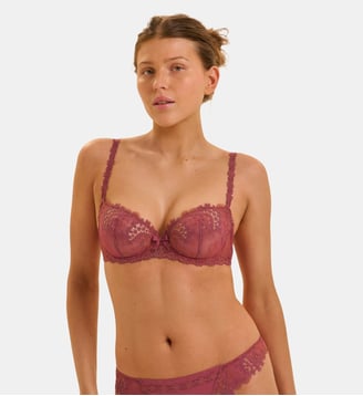 Soutien-gorge corbeille - Rose Santal - Simone Pérèle - Rose santal