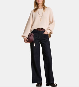 Jean large taille haute La Fée Maraboutée