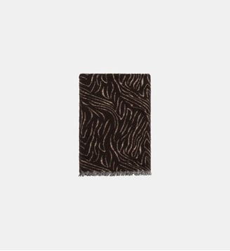 Écharpe mazera - Polyester recycle - Caroll - Marron foncé