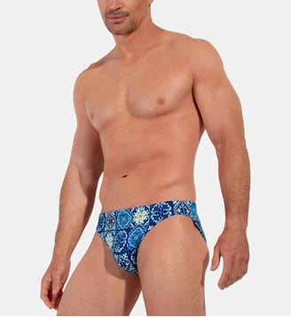 Slip de bain - Hom - Bleu