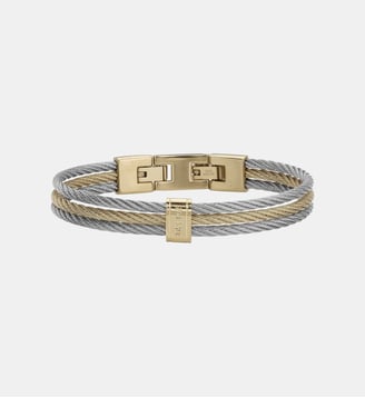 Bracelet rigide Liam en Acier 316L - Phebus - Bicolore