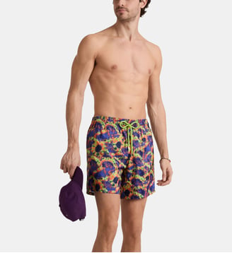 Maillot de bain ultra-léger et pliable Sunflowers - Vilebrequin - Bordeaux