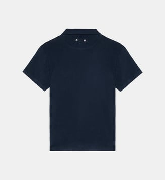 Chemise bowling en éponge - Vilebrequin - Bleu marine