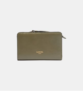Portefeuille Origami en cuir Lancel