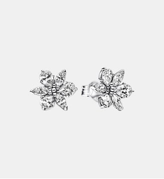 Clous d'Oreilles Herbier Scintillant - Pandora - Argenté