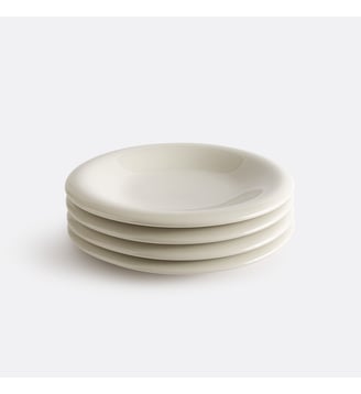 Lot de 4 assiettes à dessert, grès émaillé La Redoute Interieurs