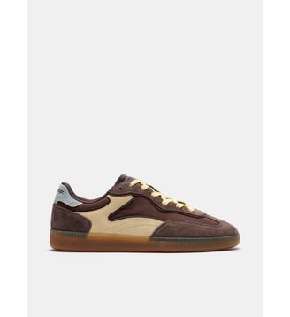 Baskets basses Park Chocolate en nylon et en daim - Hoff - Marron