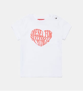 T-shirt avec logo - Diesel Kids - Blanc