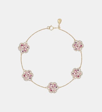 Bracelet Baby Flora Prune Jaune - PIAPARIS - Jaune