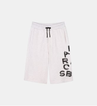 Bermuda long avec imprimé - Marc Jacobs Kids - Grisalde chiné