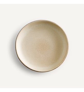 Lot de 4 assiettes à pâtes en grès AM.PM