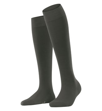 Mi-Bas Softmerino Laine Vierge - Falke - Vert clair