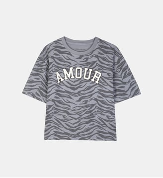 Tee-shirt manches courtes - Zadig&Voltaire Kids - Gris
