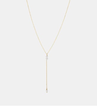 Collier cravate courte venus nacre blanche - Caroline Najman - Blanc