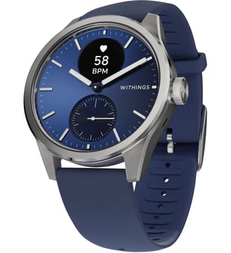 Montre santé Scanwatch 2 Blue Silver 42mm - Withings - Bleu