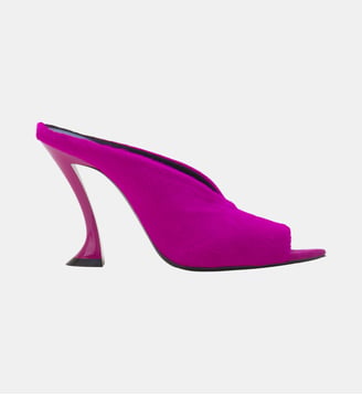 Mule Midnight Step En Pony - Lanvin - Rose
