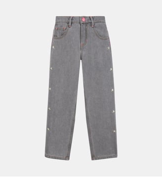 Pantalon en denim - Billieblush - Bleu délavé