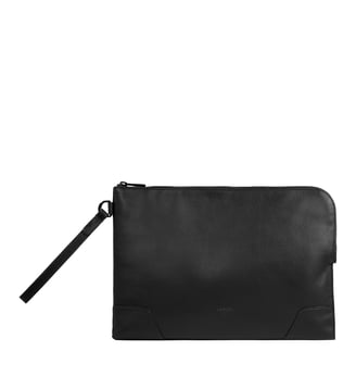 Pochette zippée Charlie en cuir  - Lancel - Noir