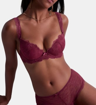 Soutien gorge Push up coques - Aubade - Rose