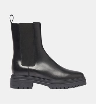 Bottines Chelsea Coda en cuir  - Ba&sh - Noir