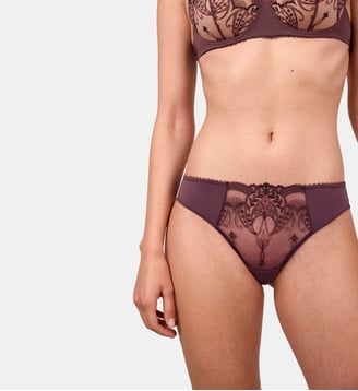 Tanga Poésie pourpre - Maison Lejaby - Grenadille