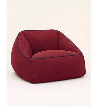Fauteuil-pouf - taille adulte - Arnold - Nobodinoz - Burnt red