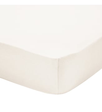 Drap housse uni en flanelle de coton, bonnet de 30cm, FRISSON Essix