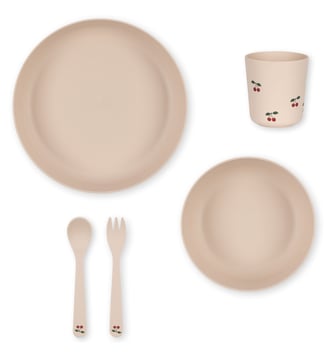 Coffret repas - Konges Slojd - Rose