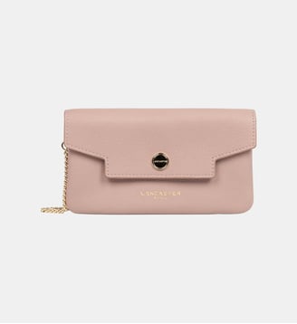 Mini pochette Mademoiselle Grace en cuir - Lancaster - Nude