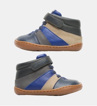 Bottes cuir TWS - Camper - Gris bleu
