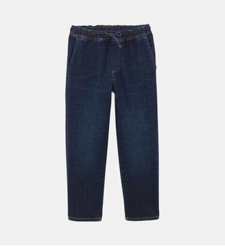 Chino 734 garçon taille élastiquée en denim - Serge Blanco - Bleu jean